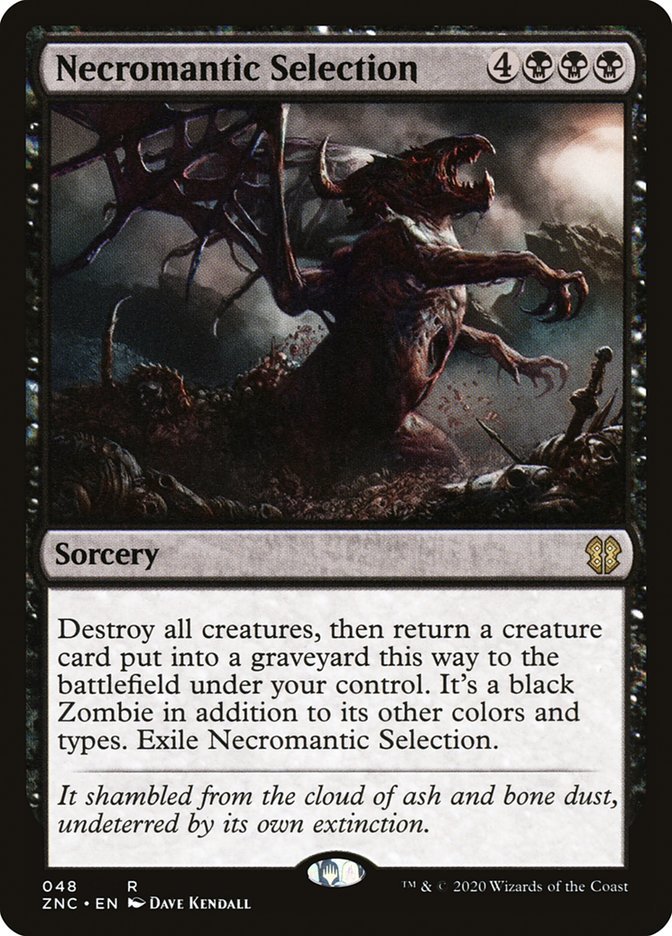 Necromantic Selection [Zendikar Rising Commander] - Card Brawlers