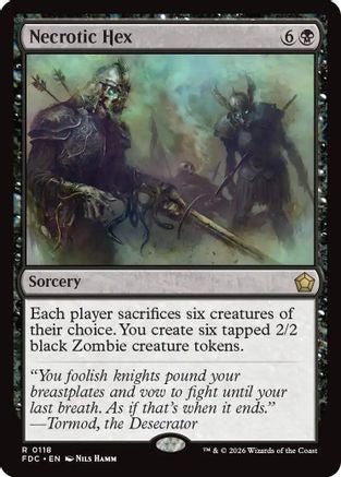 Necrotic Hex (FDC-118) - Commander: Foundations - Card Brawlers