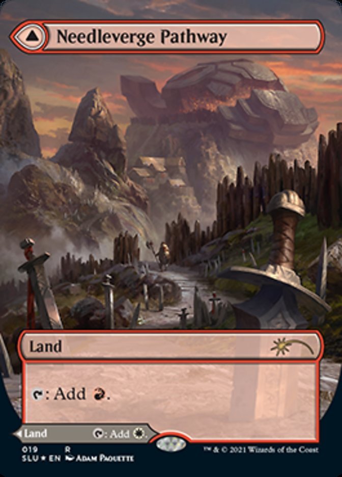 Needleverge Pathway // Pillarverge Pathway (Borderless) [Secret Lair: Ultimate Edition 2] - Card Brawlers