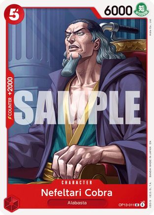 Nefeltari Cobra (OP13-011) - Carrying On His Will - Card Brawlers