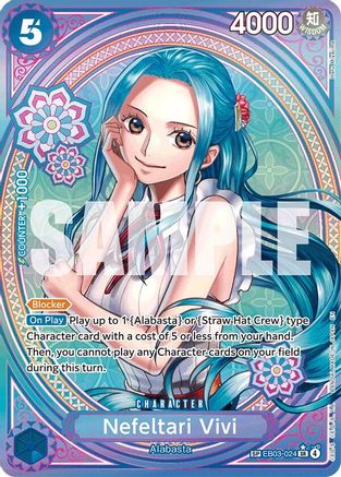 Nefeltari Vivi (024) (SP) (EB03-024) - Extra Booster: One Piece Heroines Edition Foil - Card Brawlers