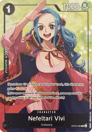 Nefeltari Vivi (Welcome Pack Vol. 2) (OP05-086) - One Piece Promotion Cards - Card Brawlers