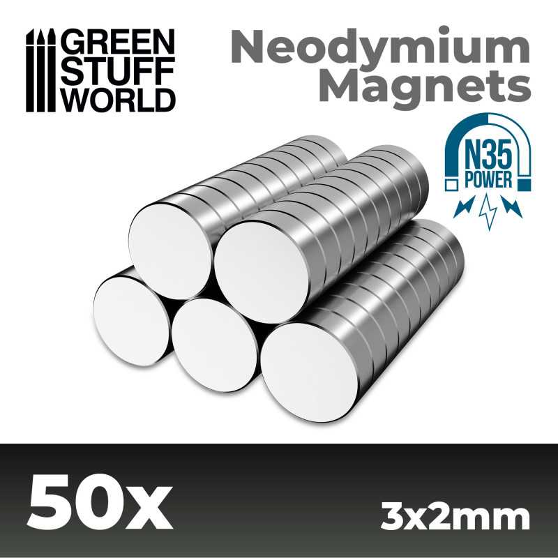 Green Stuff World - Neodymium Magnets N35 - Green Stuff World - Card Brawlers | Quebec | Canada |