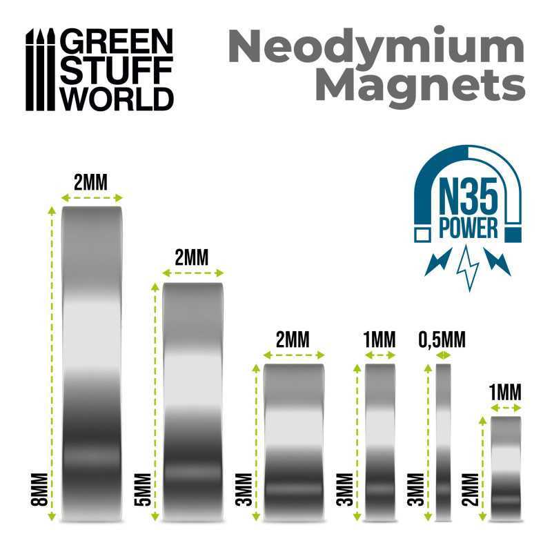 Green Stuff World - Neodymium Magnets N35 - Green Stuff World - Card Brawlers | Quebec | Canada |