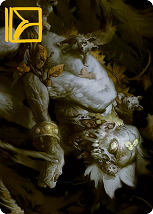 Nested Shambler Art Card (Gold - Stamped Signature) [Modern Horizons 2 Art Series] - Card Brawlers