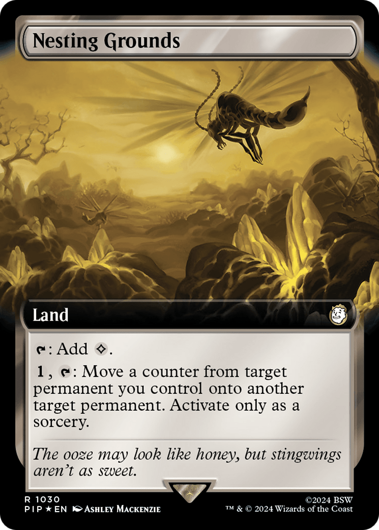 Nesting Grounds (Extended Art) (Surge Foil) [Fallout] - Card Brawlers