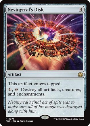 Nevinyrral's Disk (FDC-276) - Commander: Foundations - Card Brawlers