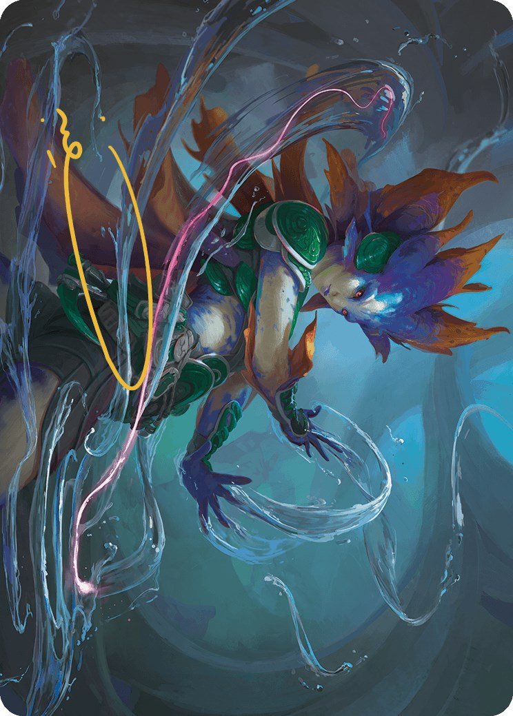 Nicanzil, Current Conductor Art Card (Gold - Stamped Signature) [The Lost Caverns of Ixalan Art Series] - Card Brawlers