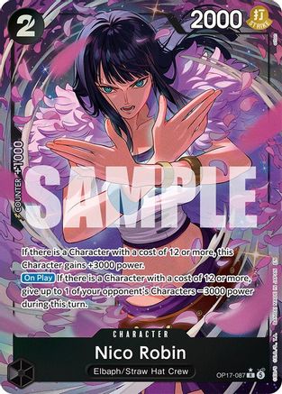 Nico Robin (Alternate Art) (OP17-087) - The World's Strongest Warriors Foil - Card Brawlers