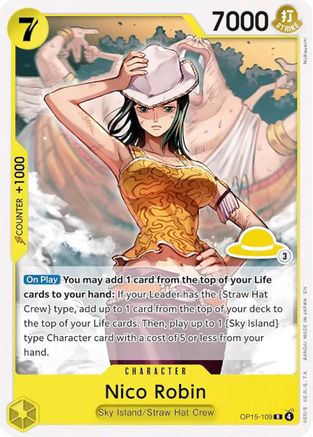 Nico Robin (Luffy Deck) (OP15-109) - Set Sail Deck Set - Card Brawlers