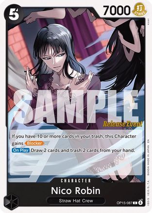 Nico Robin (OP15-087) (OP15-087) - Adventure on Kami's Island Release Event Cards - Card Brawlers