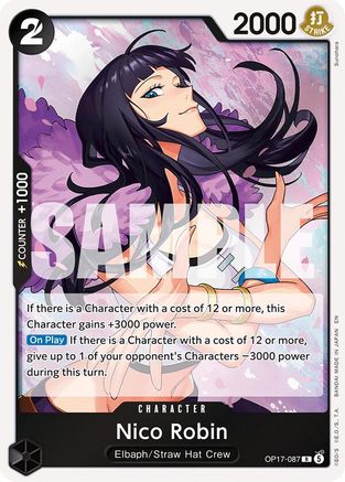 Nico Robin (OP17-087) - The World's Strongest Warriors Foil - Card Brawlers