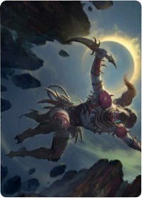 Nighthawk Scavenger Art Card [Zendikar Rising Art Series] - Card Brawlers