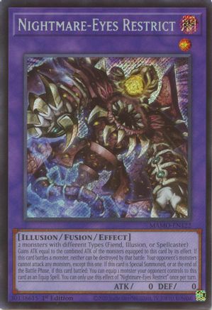 Nightmare-Eyes Restrict (MAMO-EN122) - Magnificent Monsters 1st Edition - Card Brawlers
