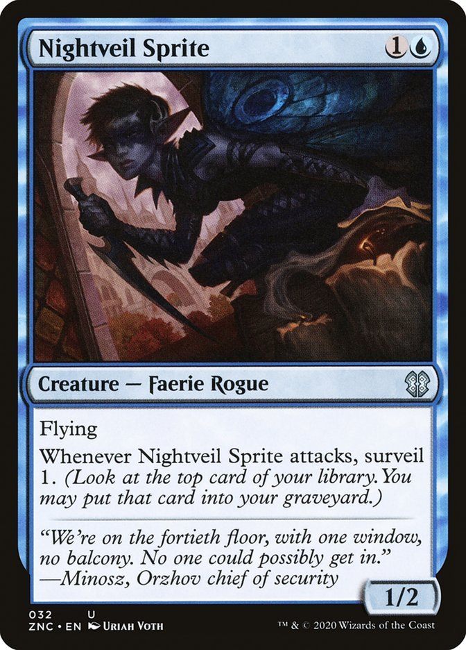 Nightveil Sprite [Zendikar Rising Commander] - Card Brawlers
