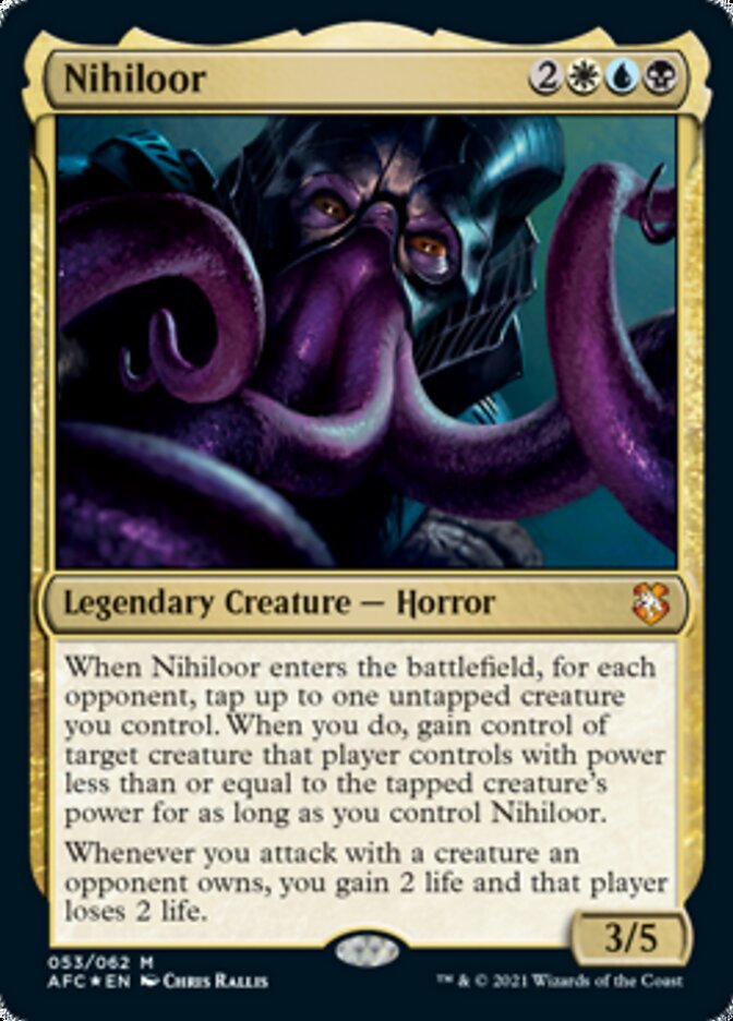 Nihiloor [Dungeons & Dragons: Adventures in the Forgotten Realms Commander] - Card Brawlers