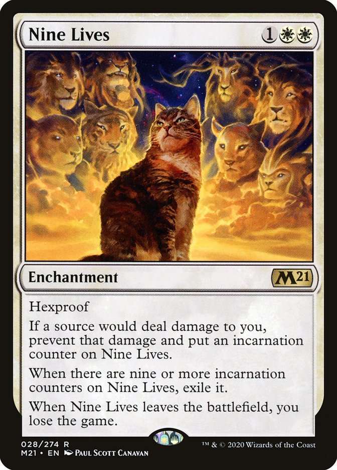 Nine Lives [Core Set 2021] - Card Brawlers
