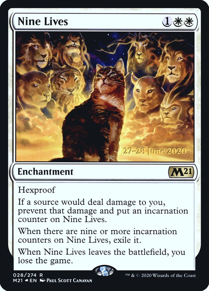 Nine Lives [Core Set 2021 Prerelease Promos] - Card Brawlers