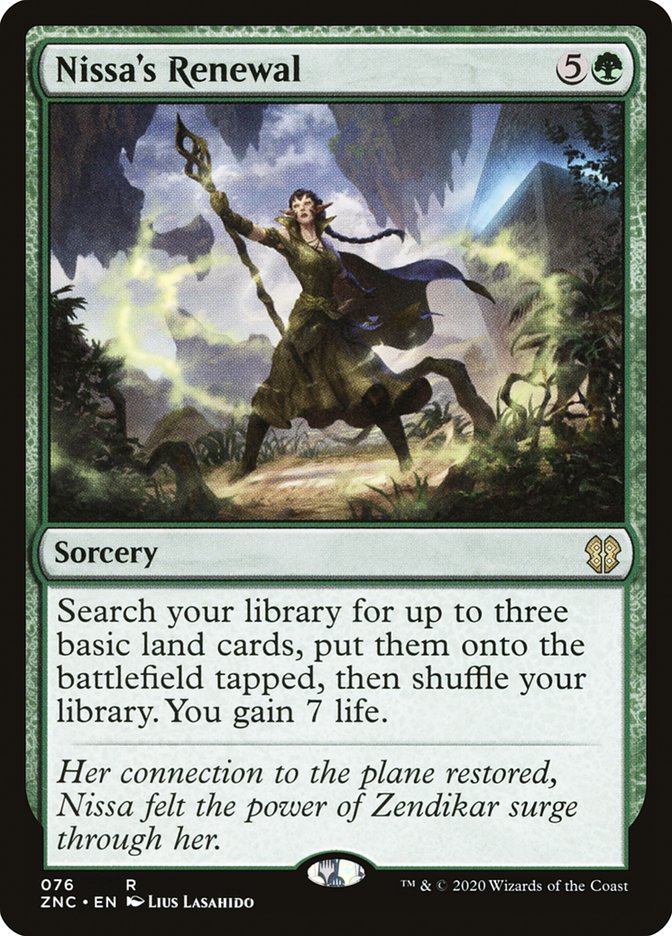 Nissa's Renewal [Zendikar Rising Commander] - Card Brawlers
