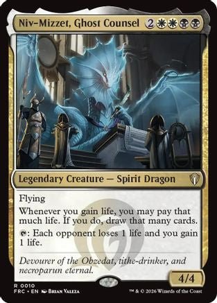 Niv-Mizzet, Ghost Counsel (FRC-010) - Commander: Reality Fracture - Card Brawlers