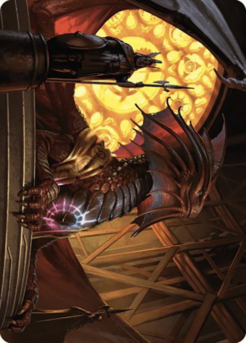 Niv - Mizzet, Guildpact Art Card (21/49) [Murders at Karlov Manor Art Series] - Card Brawlers