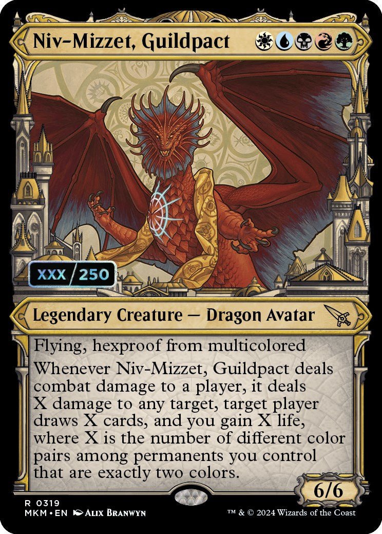 Niv - Mizzet, Guildpact (Serialized) [Murders at Karlov Manor] - Card Brawlers