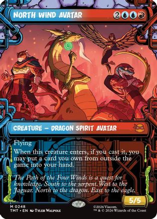 North Wind Avatar (Showcase) (TMT-248) - Teenage Mutant Ninja Turtles - Card Brawlers