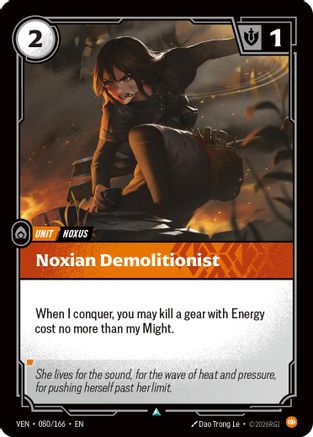 Noxian Demolitionist (080/166) - Vendetta - Card Brawlers