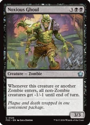 Noxious Ghoul (FDC-120) - Commander: Foundations - Card Brawlers