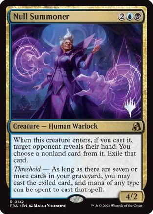 Null Summoner (PPFRA-142) - Promo Pack: Reality Fracture - Card Brawlers