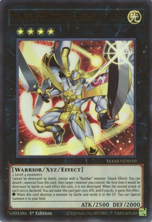Number 39: Utopia, Emissary of Light (MAMO-EN010) - Magnificent Monsters 1st Edition - Card Brawlers