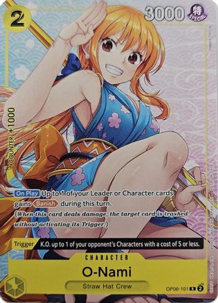 O-Nami (Welcome Pack Vol. 2) (OP06-101) - One Piece Promotion Cards - Card Brawlers