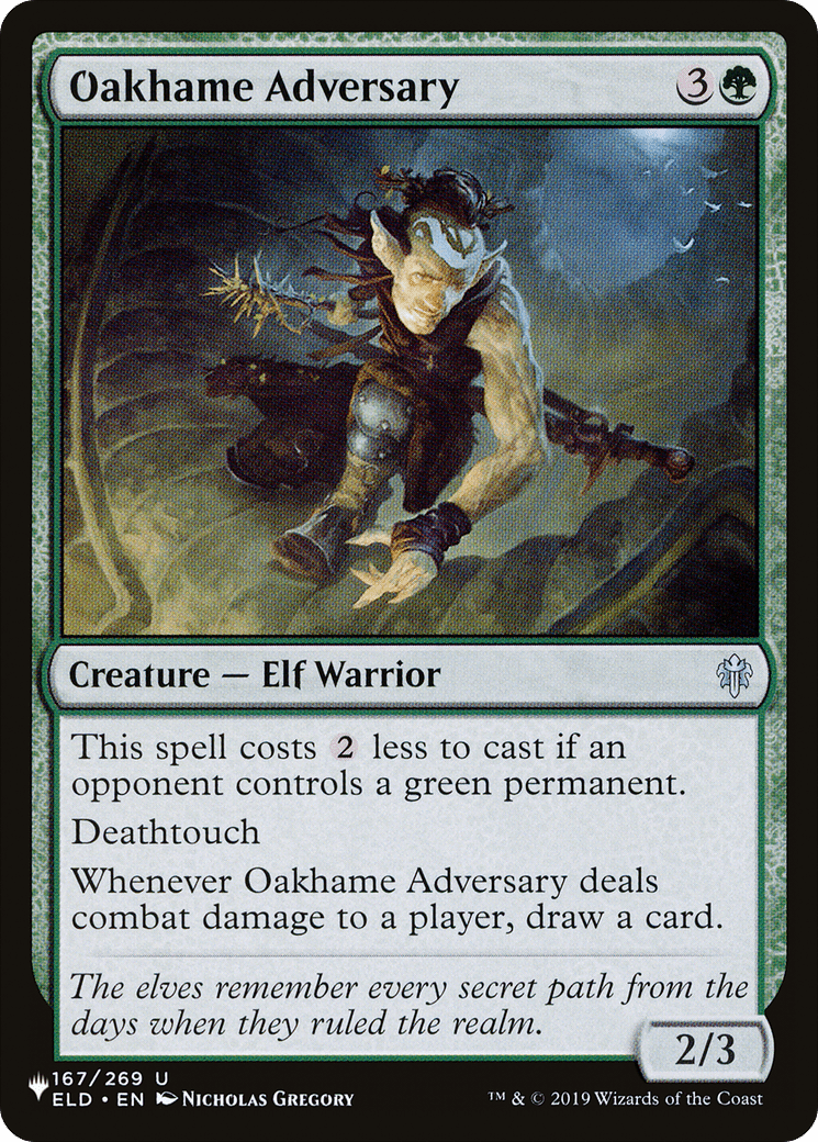 Oakhame Adversary [The List] - Card Brawlers
