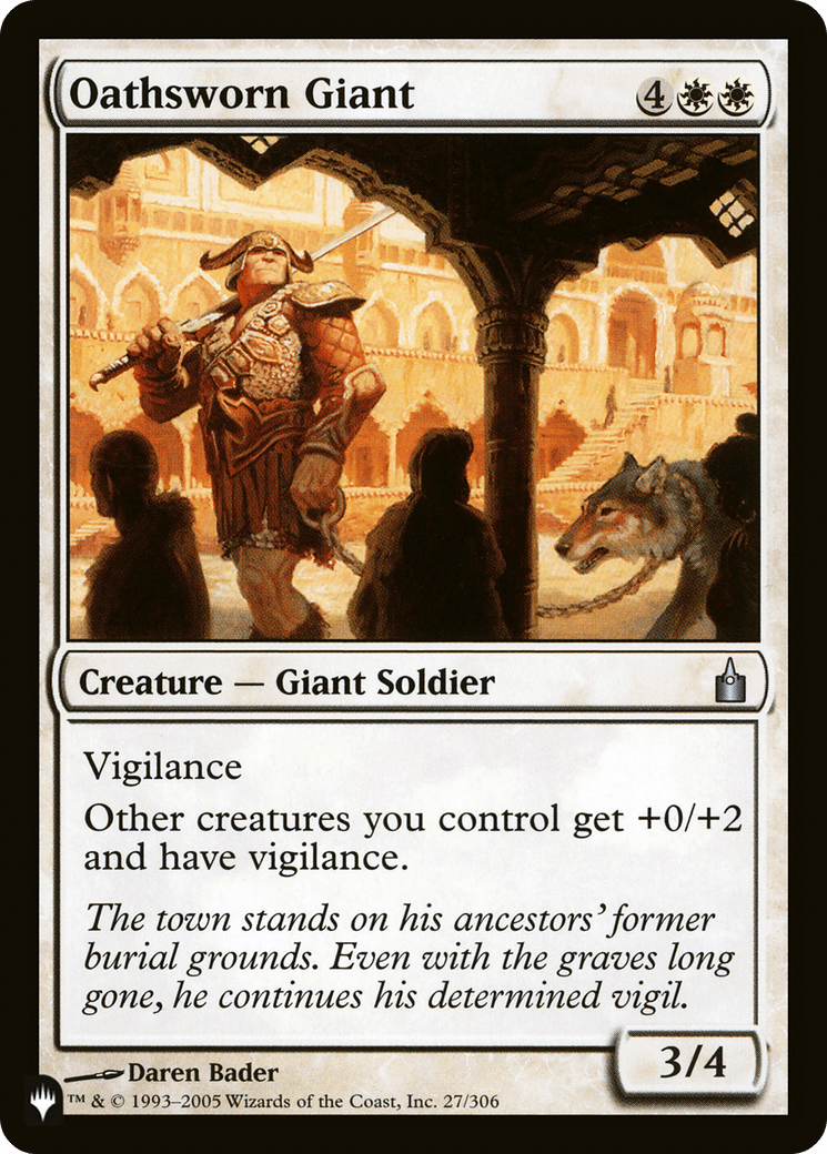 Oathsworn Giant [The List] - Card Brawlers