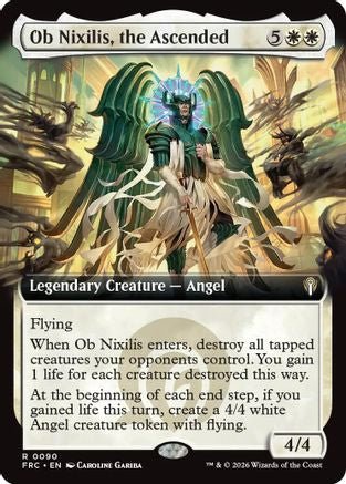 Ob Nixilis, the Ascended (Extended Art) (FRC-090) - Commander: Reality Fracture - Card Brawlers