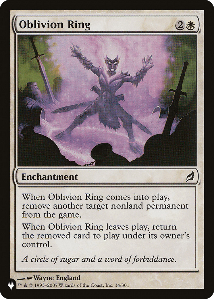 Oblivion Ring [The List] - Card Brawlers