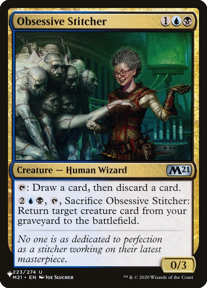 Obsessive Stitcher [The List] - Card Brawlers