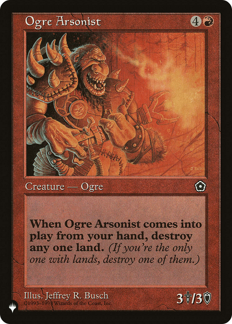 Ogre Arsonist [The List] - Card Brawlers