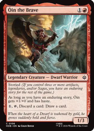 Oin the Brave (HOB-106) - The Hobbit - Card Brawlers