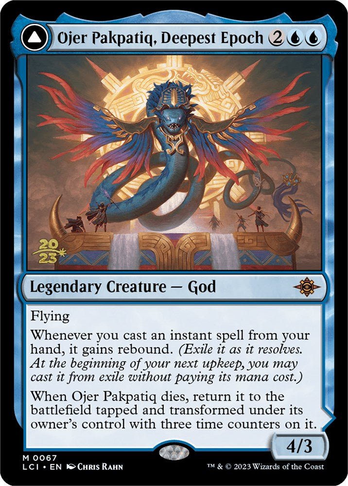 Ojer Pakpatiq, Deepest Epoch // Temple of Cyclical Time [The Lost Caverns of Ixalan Prerelease Cards] - Card Brawlers