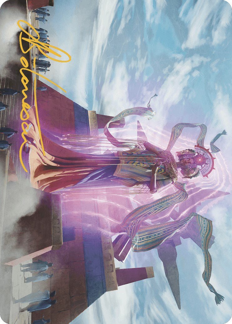 Ojer Taq, Deepest Foundation Art Card (4/81) (Gold - Stamped Signature) [The Lost Caverns of Ixalan Art Series] - Card Brawlers