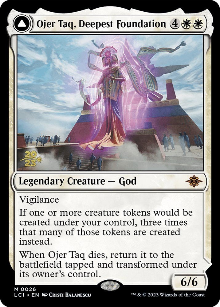 Ojer Taq, Deepest Foundation // Temple of Civilization [The Lost Caverns of Ixalan Prerelease Cards] - Card Brawlers