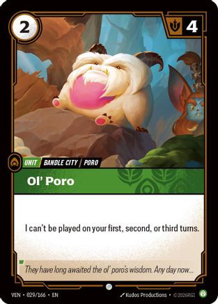 Ol' Poro (029/166) - Vendetta - Card Brawlers