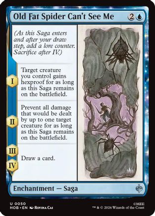 Old Fat Spider Can't See Me (HOB-050) - The Hobbit Foil - Card Brawlers