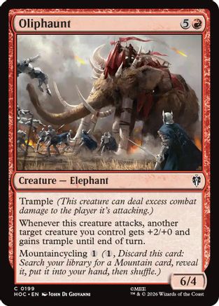 Oliphaunt (HOC-199) - The Hobbit: Eternal-Legal - Card Brawlers