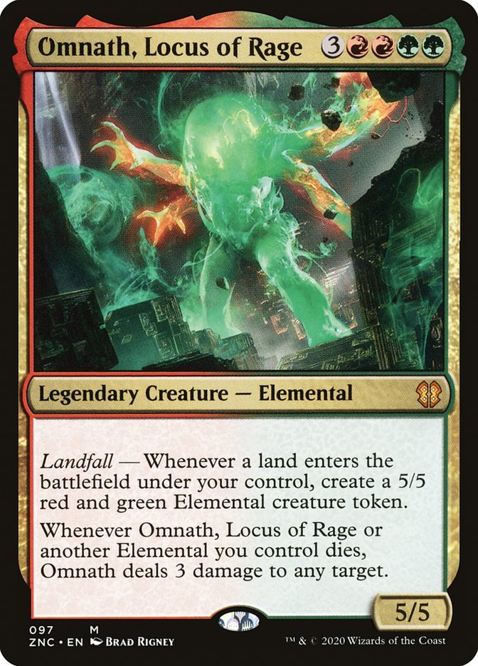 Omnath, Locus of Rage [Zendikar Rising Commander] - Card Brawlers