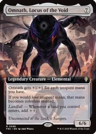 Omnath, Locus of the Void (Extended Art) (FRC-088) - Commander: Reality Fracture - Card Brawlers