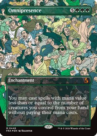 Omnipresence (Borderless) (0448) (FRA-448) - Reality Fracture Foil - Card Brawlers