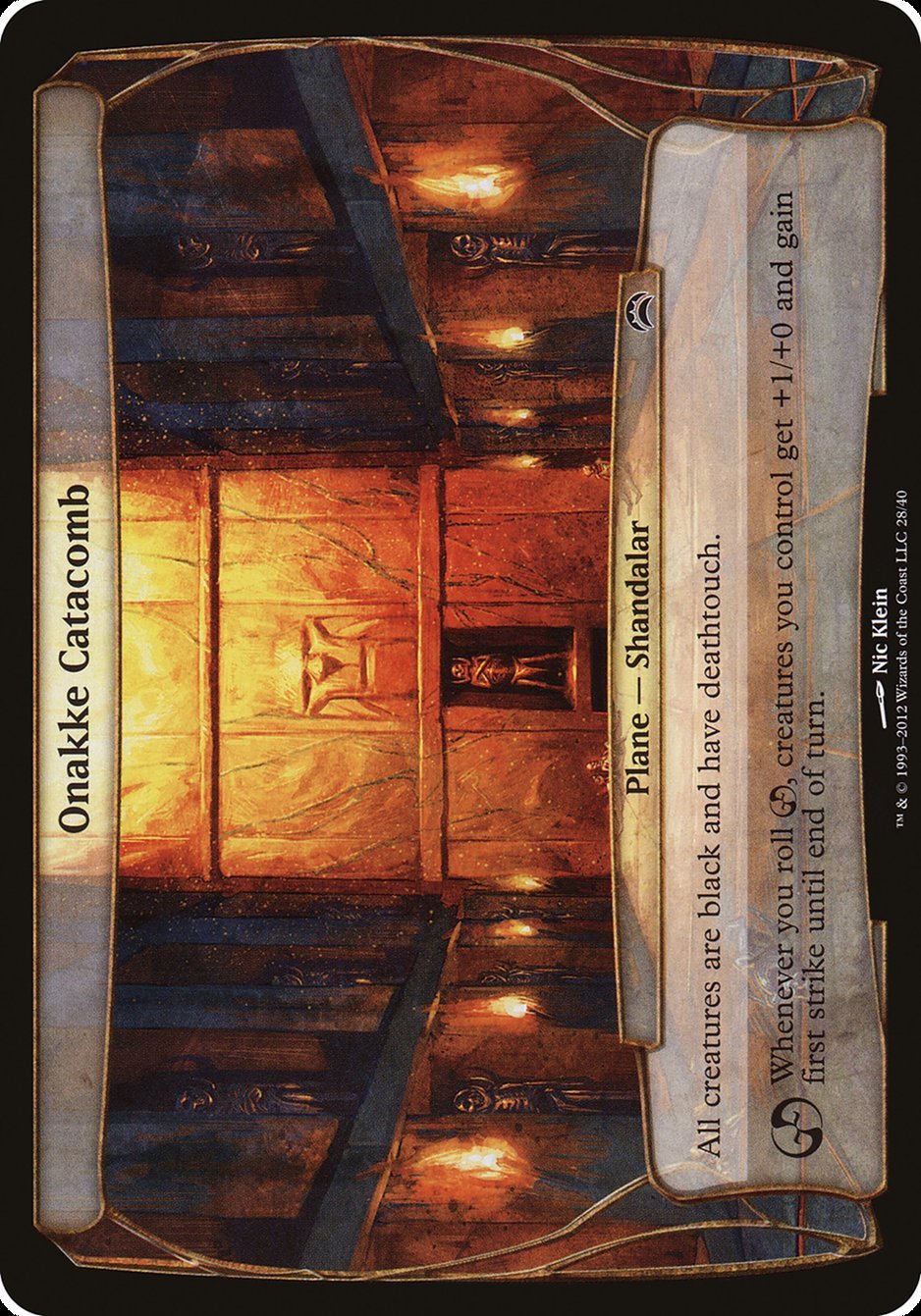Onakke Catacomb (Planes) [Planechase 2012 Planes] - Card Brawlers