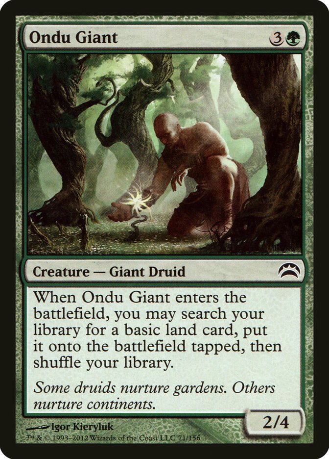 Ondu Giant [Planechase 2012] - Card Brawlers